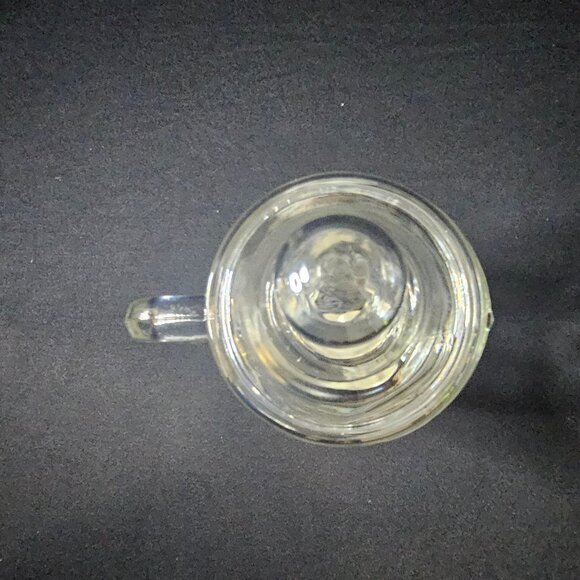 Vintage Walt Disney World Mickey Mouse Glass Clear Candy Jar With Lid - Picture 8 of 10